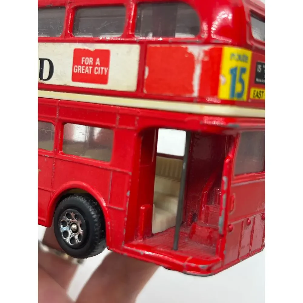 Vintage Corgi Diecast The London Standard Red Transport Double Decker Bus, Toy
